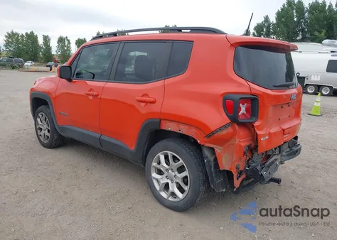 2018 Jeep Renegade Latitude 4X4 z USA, uszkodzony, nr VIN ZACCJBBB4JPJ17626
